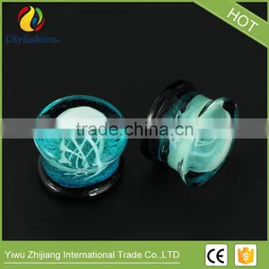 Hot Sell High Quality Comfortable Glass Marine Jellyfish Auricle Ear Plug thumbnail-6