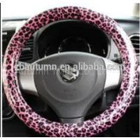 PU Leopard Grain Steering Wheel Cover thumbnail-1