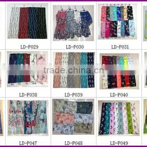 Printed Big Design Scarf With Italian Digital Machine thumbnail-3