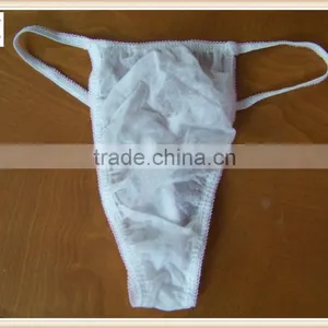 Sexy Female Disposable Non Woven T-back Underwear/panties thumbnail-2