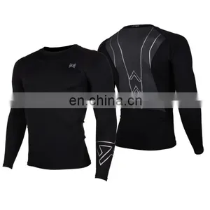 Hot -sale China Mens Sports Clothes / Long Sleeve Compression Top / Customed Men's Golds Gym t Shirt thumbnail-1
