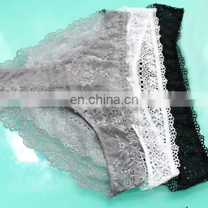 Europe Sexy Lace Low Waist Panty Transparent Temptation Briefs Summer Slim Woman thumbnail-5