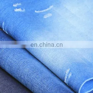 Supplier Cotton/polyester Indigo Blue Italy Denim Fabric and 14 oz Stocklot Fabric Use for Men or Women's Jeans thumbnail-2