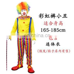 In Stock Christmas Adult and Kids Clown Costume thumbnail-3