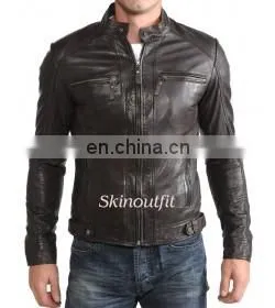 Mens Leather Jacket Strong Idea With Shape Well thumbnail-1