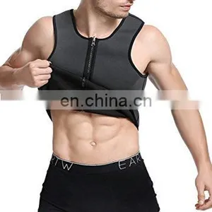 Gym Mens Weight Loss Shapewear Neoprene Slimming Vest Sweat Sauna Suits thumbnail-1