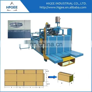 Manufacture Price of Corrugated Cardboard Carton Box Fold Glue Machine thumbnail-1