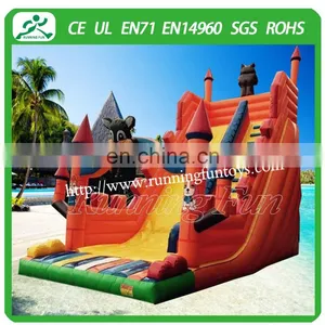 Double Stitching Inflatable Slide Inflatable Bouncy Castle With Slide thumbnail-1