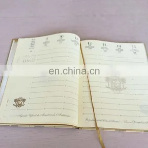 Well Design Cheap Custom High Quality Hardcover Note Book Perfect Binding Hardcover Book With Ribbon thumbnail-2