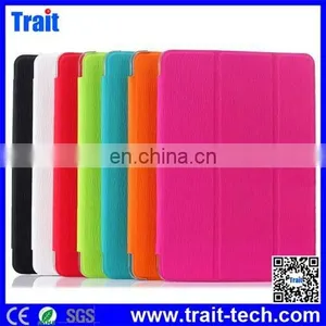 Side Flip Foldable Plastic Back Shell Leather Case for Samsung Galaxy Tab A 8.0 T350,Fancy Leather Case For Samsung Galaxy Tab thumbnail-1