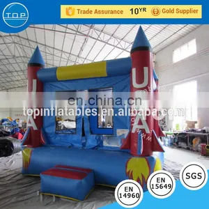 New Design Commercial Inflatable Bouncer Rocket Jumper for Children thumbnail-1