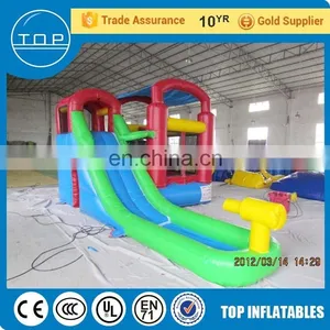 Plato Water Floating Playground Aqua Park Inflatable Pool Slides for Inground Pools China Factory thumbnail-5