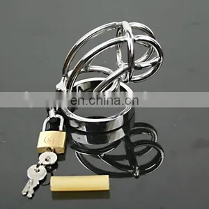 Sexy Chastity Device Penis Lock, Men Penis Cover thumbnail-3