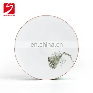 Handled Stoneware Square Silvergrey Table Wedding Drink Coasters thumbnail-2