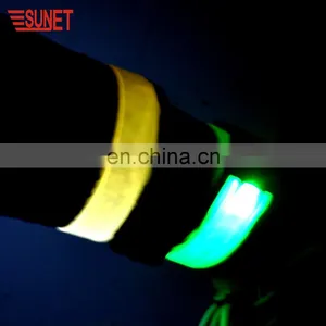 2018 New Products Plastic Glow In The Dark Reflective Slap Bracelet thumbnail-6