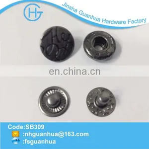 Fashion Designer Cloth Snap Button Snap Buttons With Customized Logo thumbnail-1