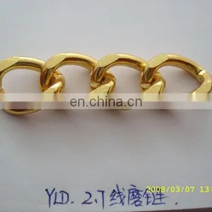 Shining Custom Metal Link Chain / Stainless Steel Ball Chain Link Closely thumbnail-5