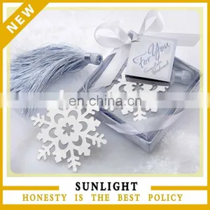 Wedding Gift / Bookmark / Beautiful Snowflake Wedding Bookmark thumbnail-1