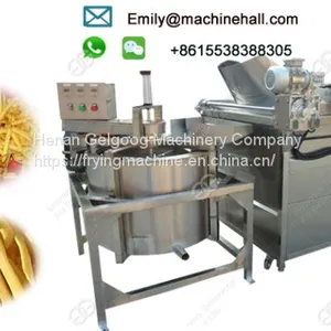 200 KG/H Finger Chips Frying Machine Price In Pakistan/ French Fries Frying Machine For Sale thumbnail-4