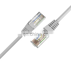 Cat6 Sftp 4pr 23awg Thin Slim 0.5mm Cca Cable Cat6 Utp Jumper Cable Patch Cord thumbnail-3