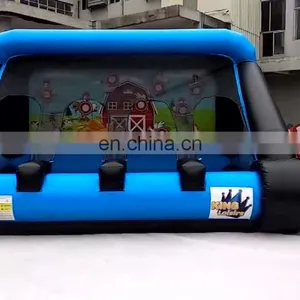 Interactive Basketball Inflatable IPS Shooting Game Combi Sport Arena For Kids and Adult thumbnail-1