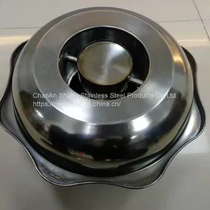 Stainless Steel Four Layer Pagoda Fire Pot of Hot Pot Restaurant Special Utensils Available Radiant-cooker thumbnail-2