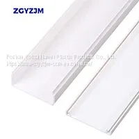 ZGYZJM PVC Cable Protection Trough Plastic Line Storage and Protection Square Trunking Wire Duct thumbnail-1