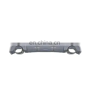 RS3 Rear Bumper Diffuser With Tips for Audi A3 Sedan Cabriolet Normal 2013-2016 Rear Bumper Board thumbnail-1