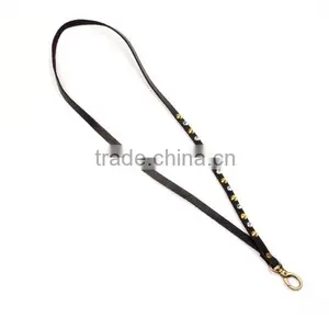 New Arrival pu Brown Key Holders Strap Hang Around Neck Cheap Custom Leather Key Chain thumbnail-4