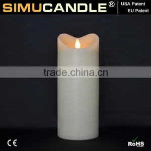 Moving Flame Real Wax Led Candle,led Candle With Timer Remote With USA and EU Patent for Party thumbnail-2