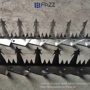 Perimeter Security Anti Climb Hot Dipped Galvanized Wall Spike thumbnail-2