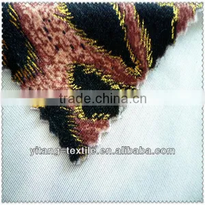 2014 New Arrival Leopard Velvet Fabric for Bags and Shoes thumbnail-2