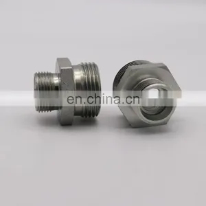 Copper Brass Stainless Steel Fitting Coupling Straight Fitting for High Speed Rails thumbnail-4