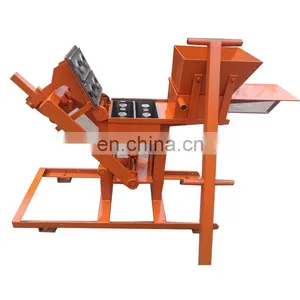 China All Kinds Of Manual Hand Red Interlocking Brick Presser Sale To Africa thumbnail-4