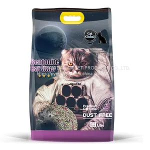 Ball Shaped Cat Litter Sell Bentonite Pet Litter China Whlosale Strong Clumping Cat Litter thumbnail-2