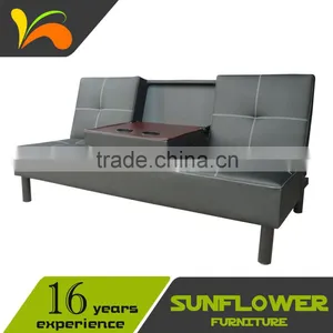 New Style Good Selling Sofa Bed Faux Leather Unique Leather Sofa China thumbnail-1