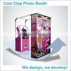 Coin Operated LCD Touch Screen Photo Booth Machine For Fun Photo thumbnail-1