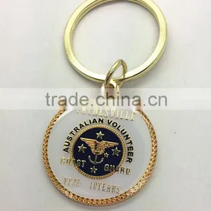 Paynesville Australian Volunteer Coast Guard Gold Key Chain Floating Key Chain Metal Key Chain Pvc Key Chain thumbnail-1