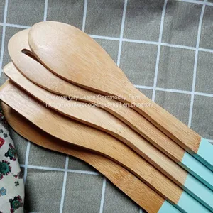 Bamboo Utensils for Sale,kitchen Cooking Spatula Set Wholesale thumbnail-5
