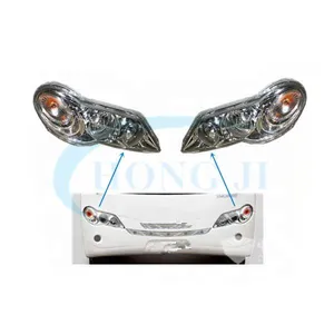 China Auto Parts Manufacturers China Auto Parts HJQ-080-LH Replacement Head Lamp for Kinglong Bus Led Lights 24v for Buses thumbnail-1