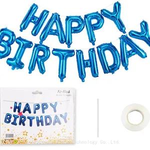 Wholesale 16-inch Happy Birthday Letter Foil Balloons Set for Kids Adult Birthday Party Decor thumbnail-3