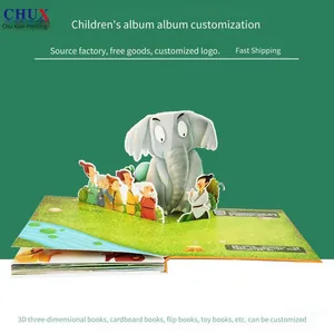 Customized 3d Pop-up Books, Promotional Brochures, Graphic Printing for Children, With Various Toy Book and Craft Book Processes thumbnail-1