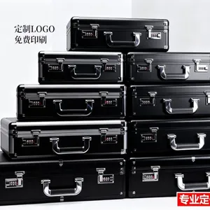 Professional Aluminum Tool Case Series - Black & Silver Collection for Heavy-Duty Equipment Storage thumbnail-3