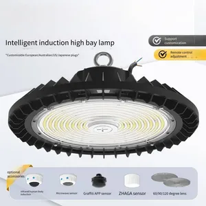 Cross - Border Private Mold Explosion - Proof Ufo Industrial and Mining Lights for Factory, Stadium and Tunnel Lighting, Full - Wattage, High - Lumen Led Flying Saucer High - Bay Lights thumbnail-3