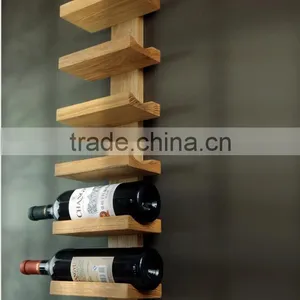 Wooden Wine Rack, Wine Bottle Display Shelf, Wholesale Wall Wine Rack thumbnail-1