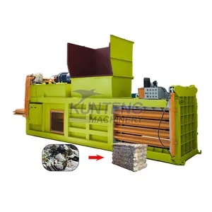 New Design Waste Plastic Garbage Compressor Machine Plastic Metal Textile Balers EPC thumbnail-1