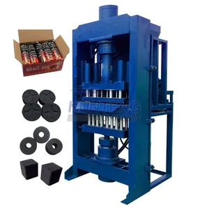 Multifunctional Hydraulic Coal Charcoal Powder Cube Square Rod Shape Briquette Press Making Machine EPC thumbnail-1