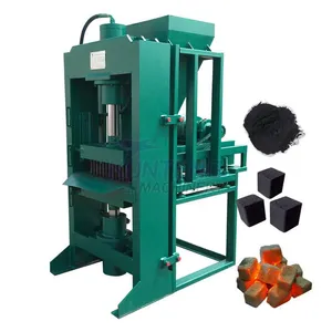 Hydraulic Pressure Coconut Charcoal Making Machine Cube Shisha Hookah Charcoal Briquette Machine EPC thumbnail-1