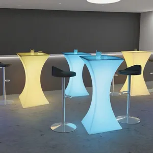 Wholesale LED Bar Table 16 Color-Changing Illuminated Table Waterproof Outdoor Led Table for Event & Party Rentals thumbnail-1