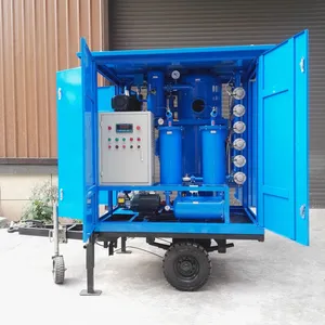 Trailer and Enclosed Type Double Stage Vacuum Transformer Oil Purification Machine thumbnail-1
